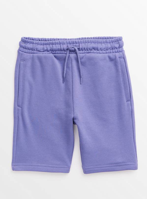 Light Purple Sweat Shorts 1 year